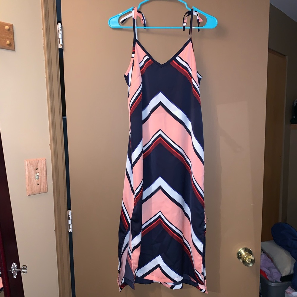 Chevron spring dress